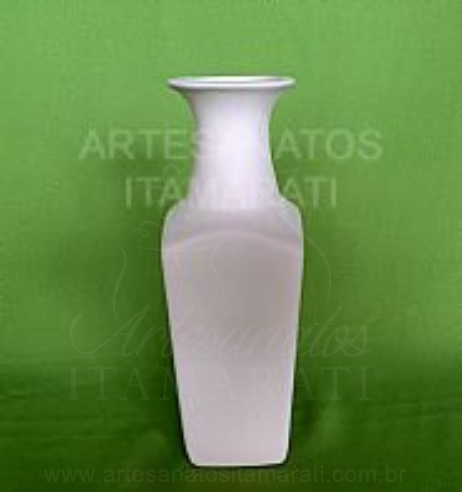 Vaso Quadrado Boca Redonda